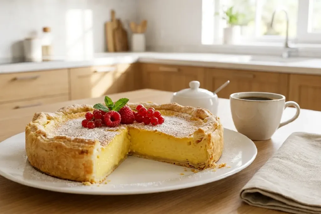 Torta do Frade tradicional com recheio cremoso